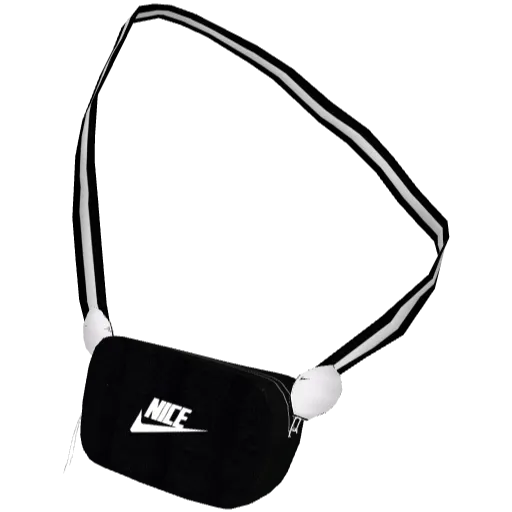 Черная поясная сумка Nice