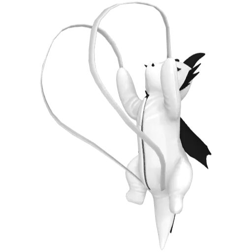 Белый рюкзак дракона