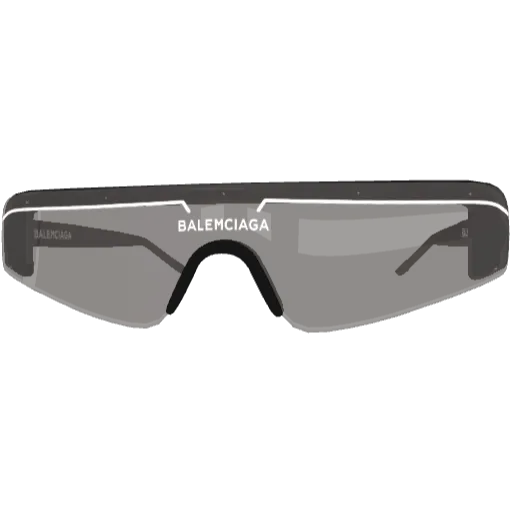 Бежевые очки Balemciaga